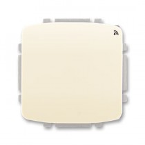 spínač s krátkocestným ovladačem, s přijímačem RF signálu, 868 MHz, slonová kost, design TANGO